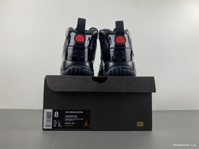 Boostmaster lin Bred Jordan Air 9 Patent Retro 302370-014 0712